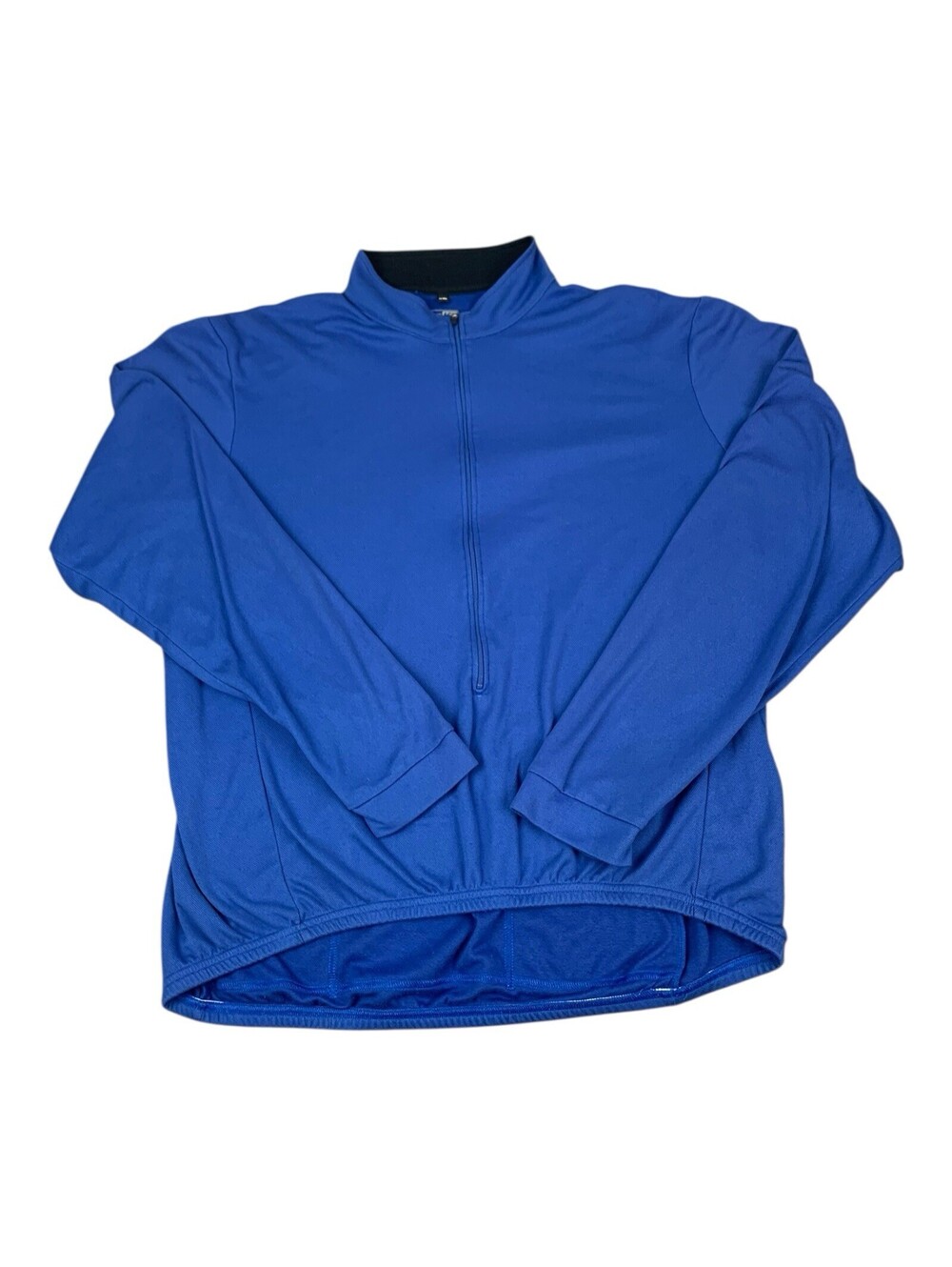 REI Cycling Pullover Blue 3/4 Zip LS Performance Pockets USA Made Women’s XL